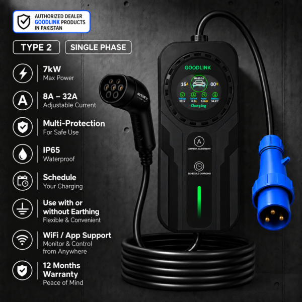 Portable EV Charger A03-7KW