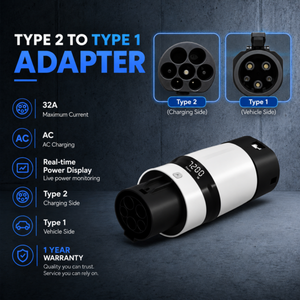 Type 2 to Type 1 Adapter